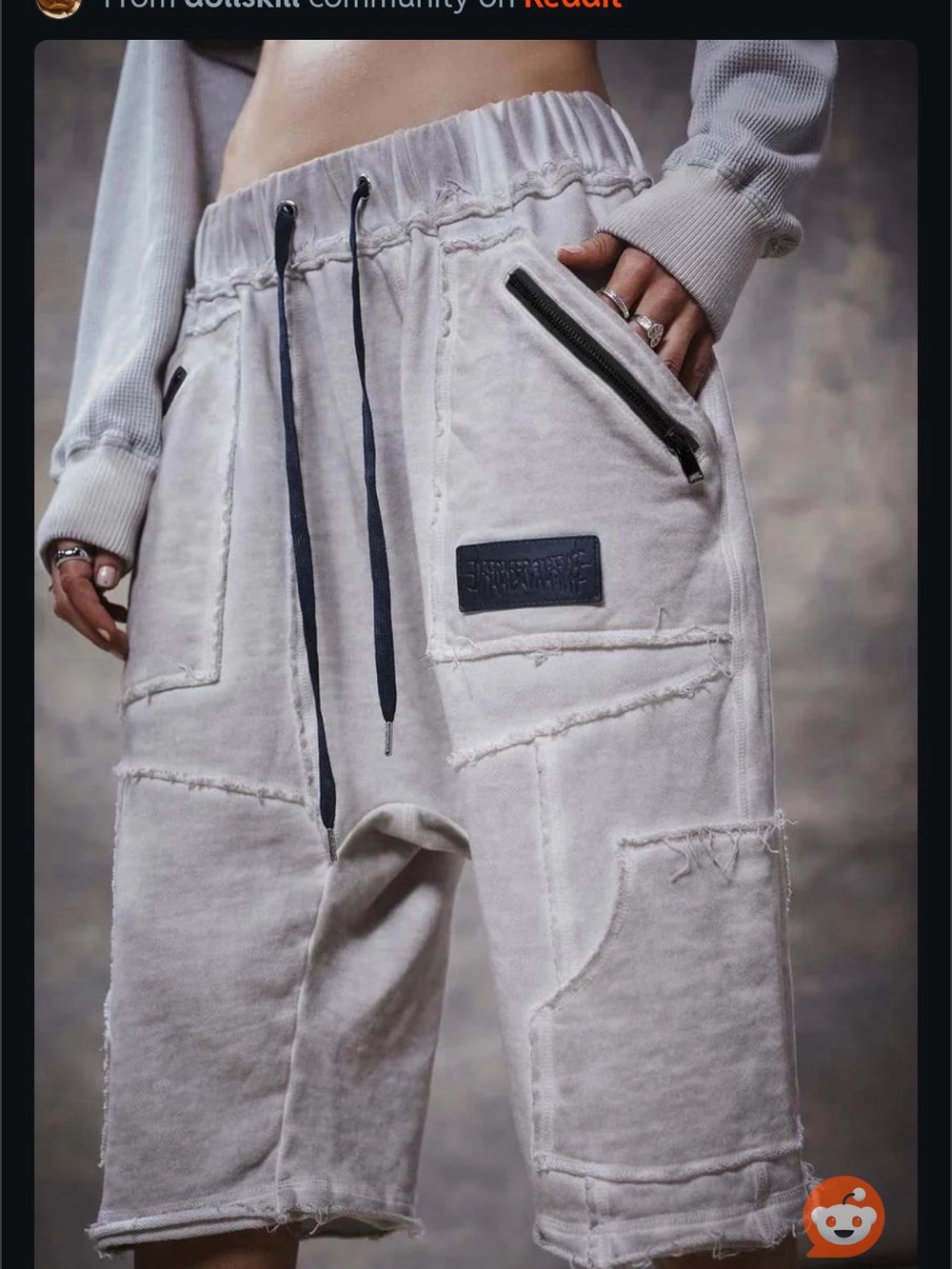 ISO Darker Wavs Ecru Shorts in size Medium or Large!